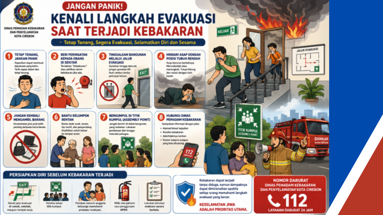 Langkah Evakuasi Saat Terjadi Kebakaran