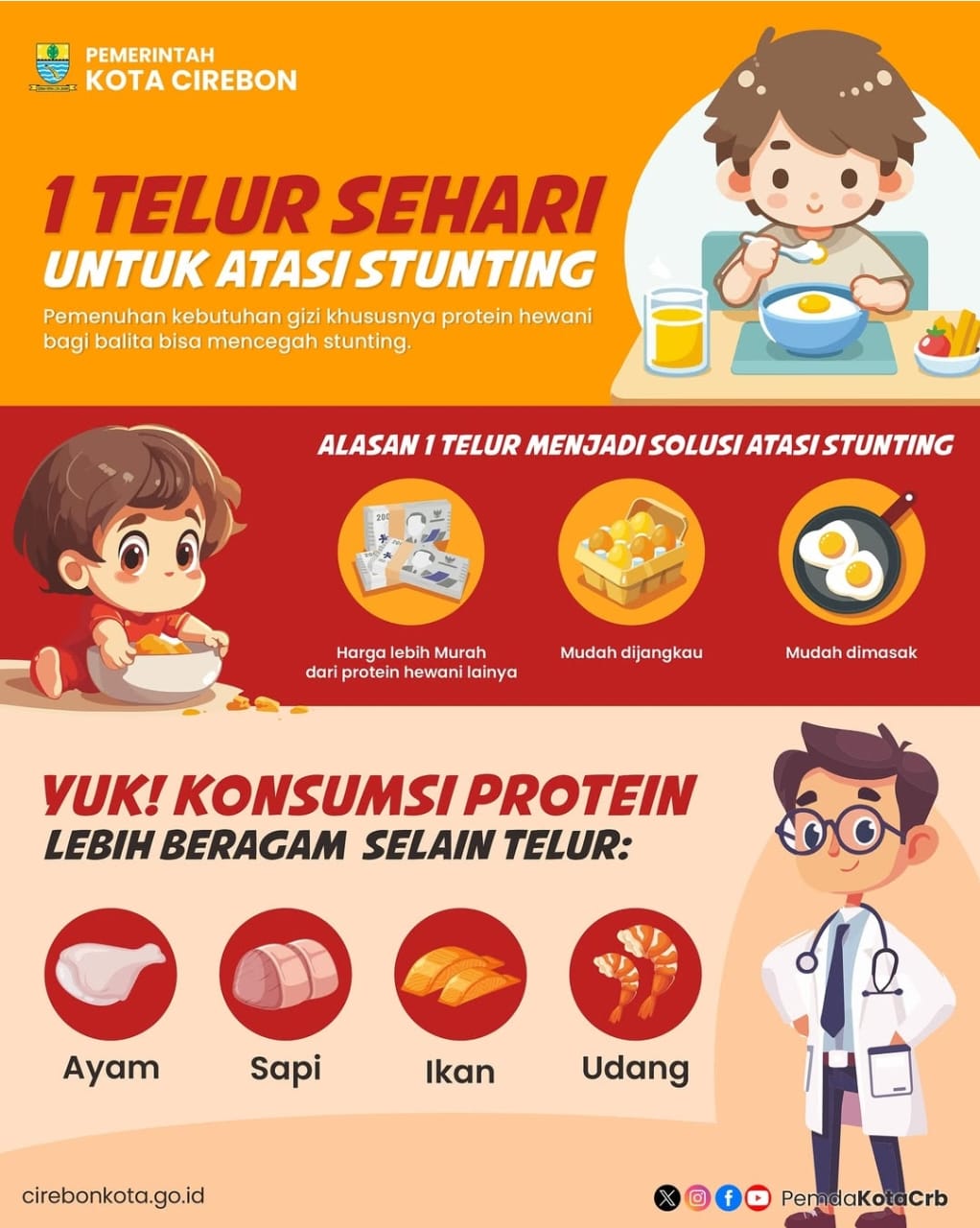 Makanan yang Disarankan untuk Atasi Stunting
