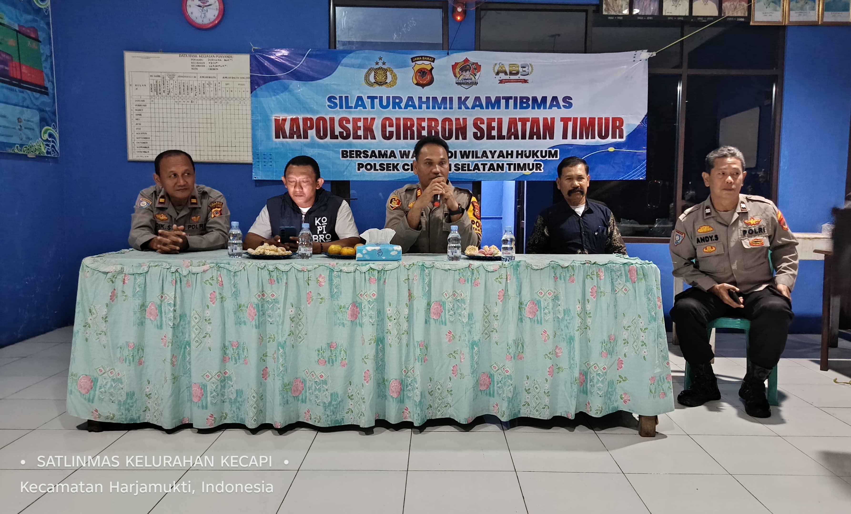Silaturahmi Polsek Seltim di Dukuh Semar RW.03 Kelurahan Kecapi