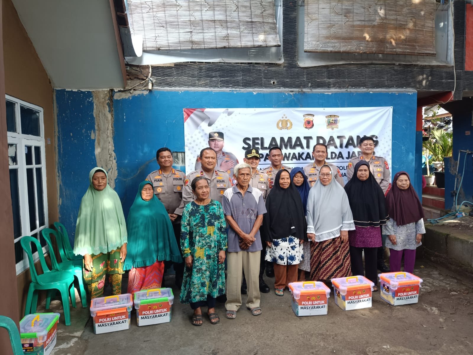 Peninjauan Program Rutilahu oleh Wakapolda Jawa Barat di RW.02 Larangan Utara Kelurahan Kecapi