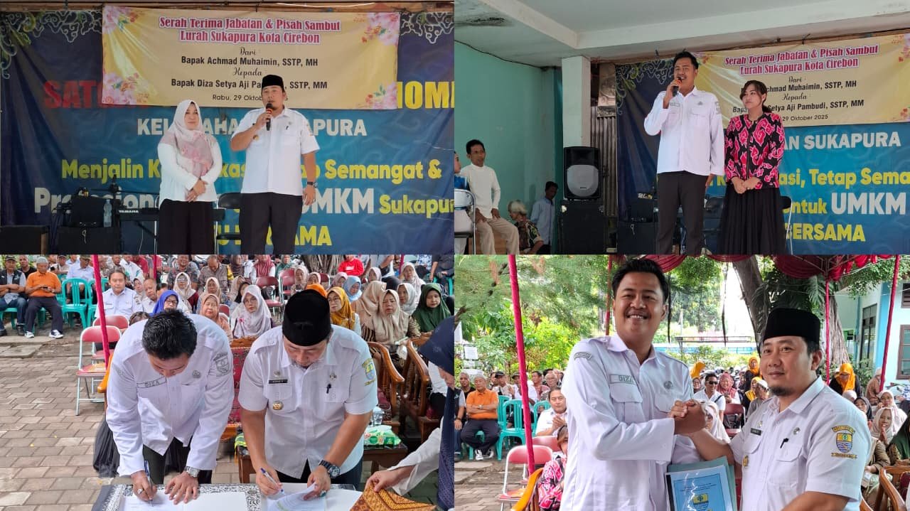 SERAH TERIMA JABATAN DAN PISAH SAMBUT KELURAHAN SUKAPURA