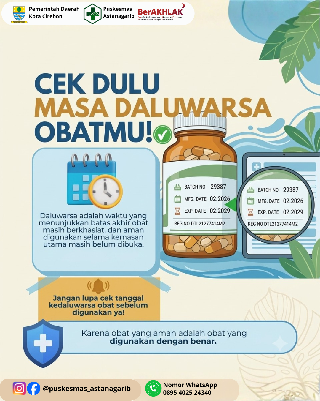 Cek Dulu Masa Daluwarsa Obatmu